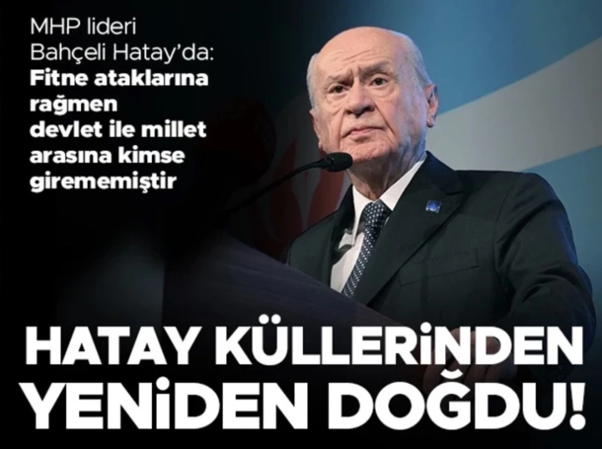Devlet Bah&ccedil;eli: G&uuml;n&uuml;m&uuml;z&uuml;n S&uuml;leymanı Erdoğan
