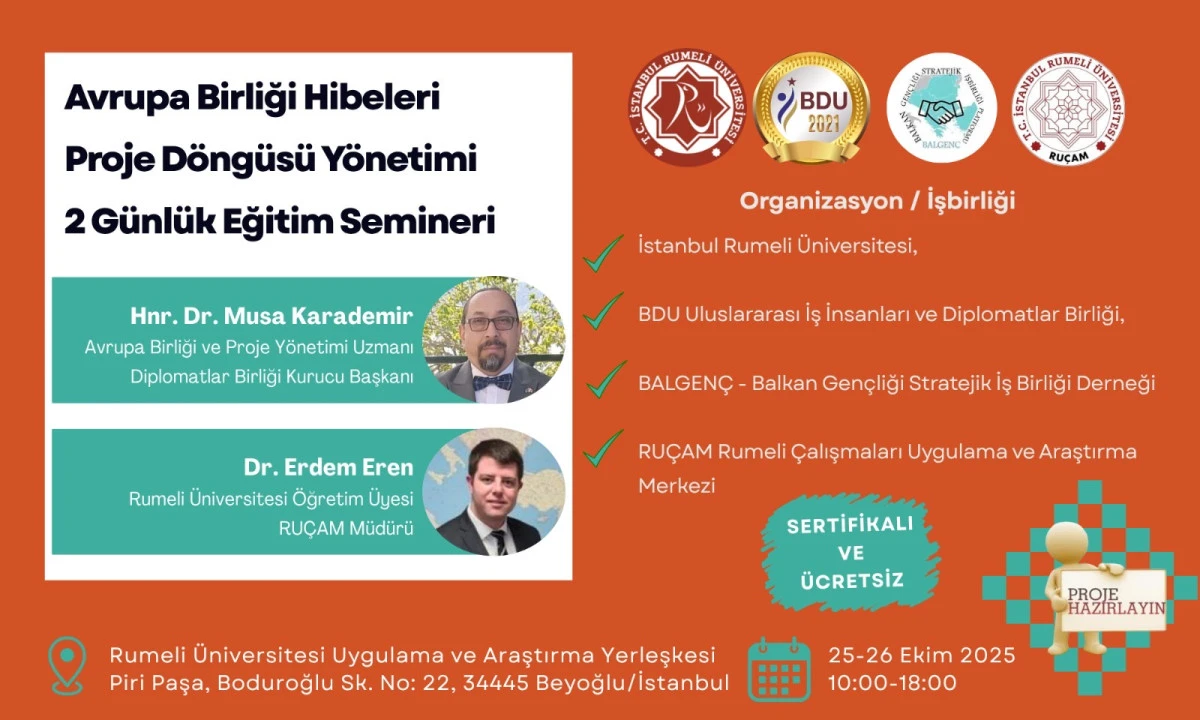 Diplomatlar Birliği’nden Proje Döngüsü Yönetimi Eğitimi