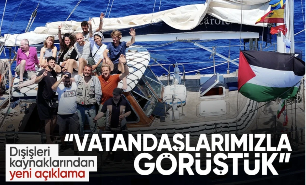 Dışişleri Bakanlığı 'Madleen'deki Türk vatandaşlarıyla ilgili açıklama yaptı