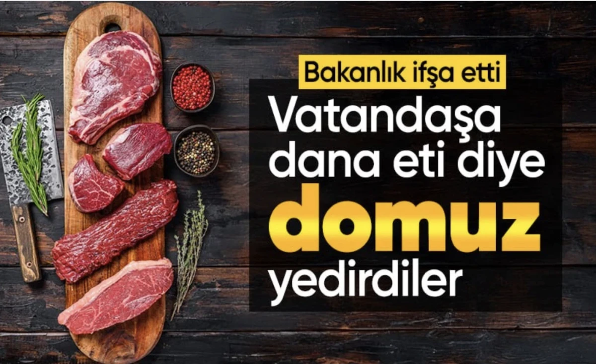Domuz eti denetiminde 2 il'de ceza yazıldı