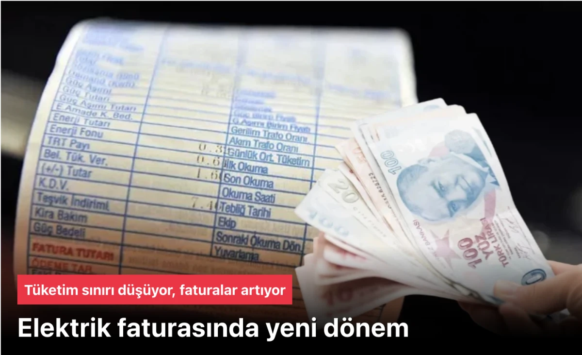 Elektrik faturasında yeni Sistem devrede! Maliyet esaslı tarife güncelleniyor