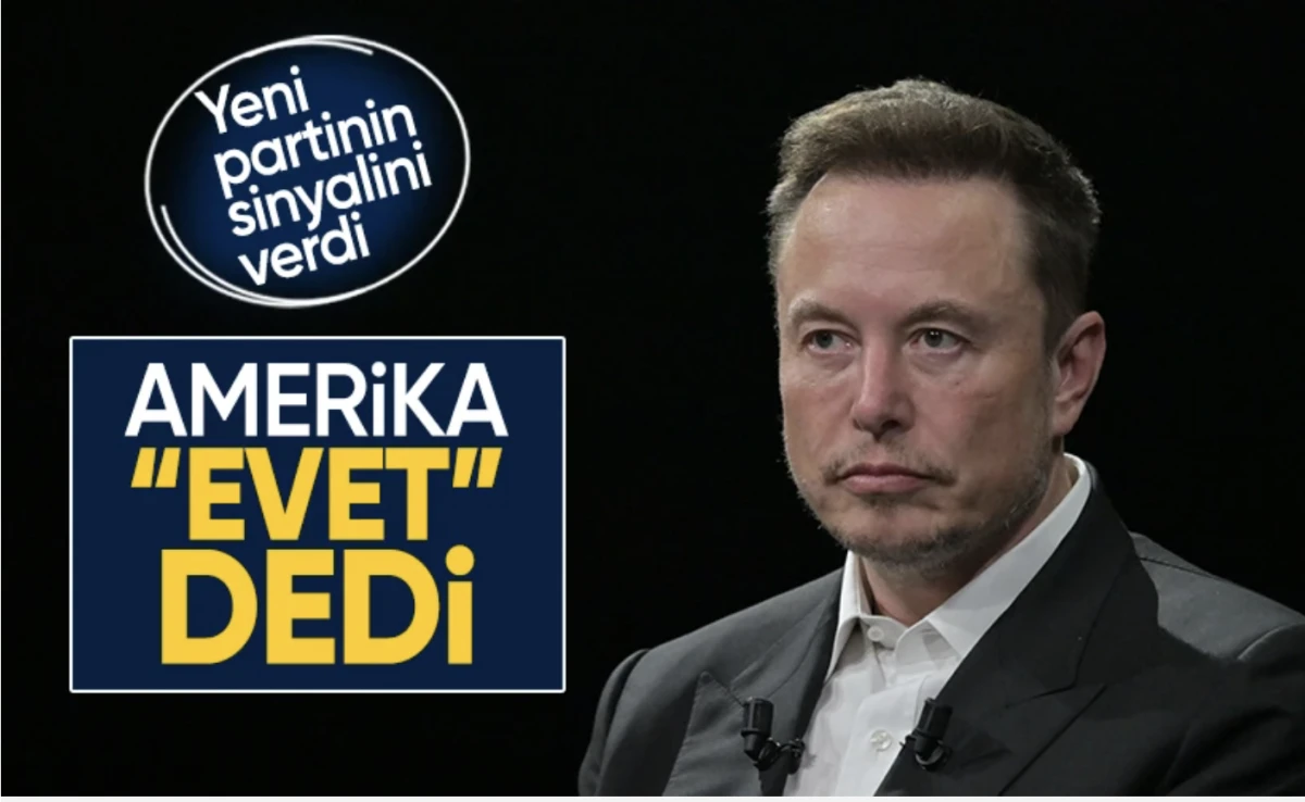 Elon Musk, Amerikada yeni parti kuruyor!