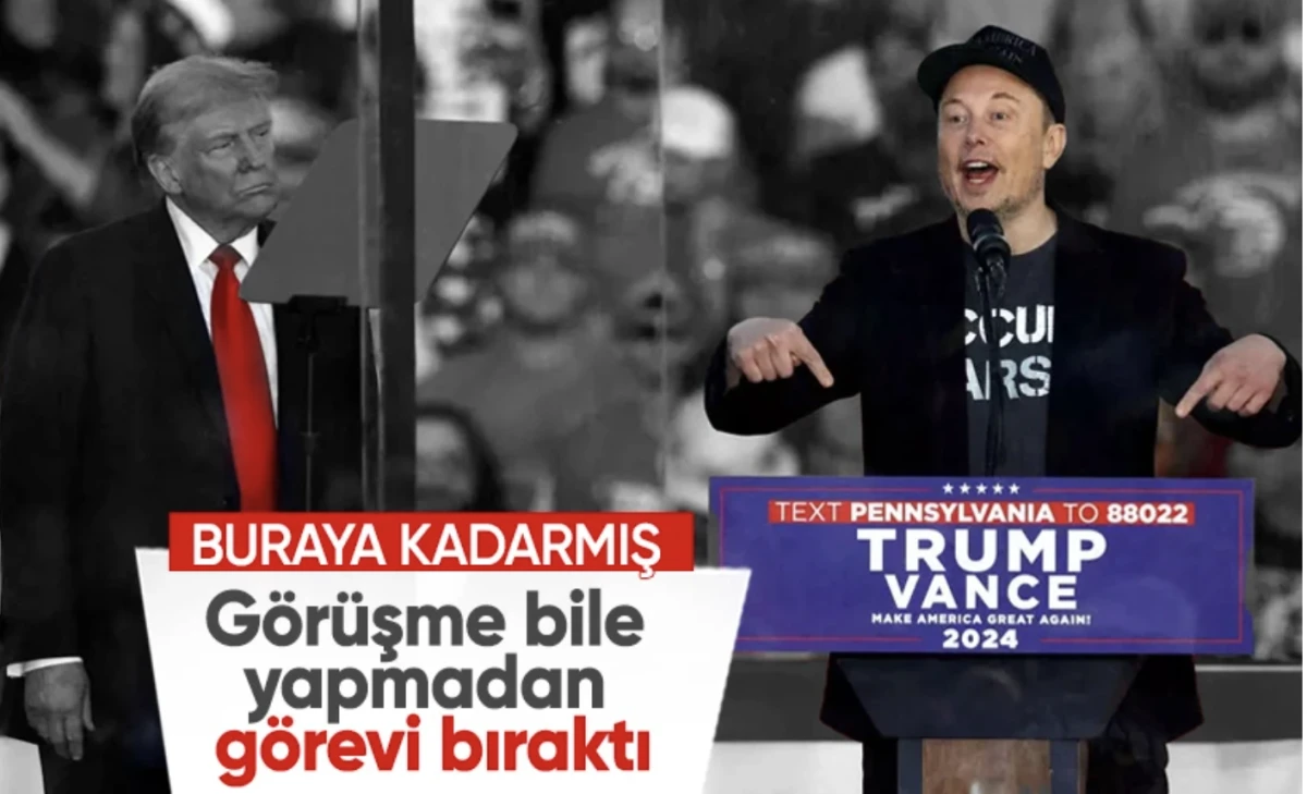 Elon Musk: Trump'ın kabinesinden ayrıldım