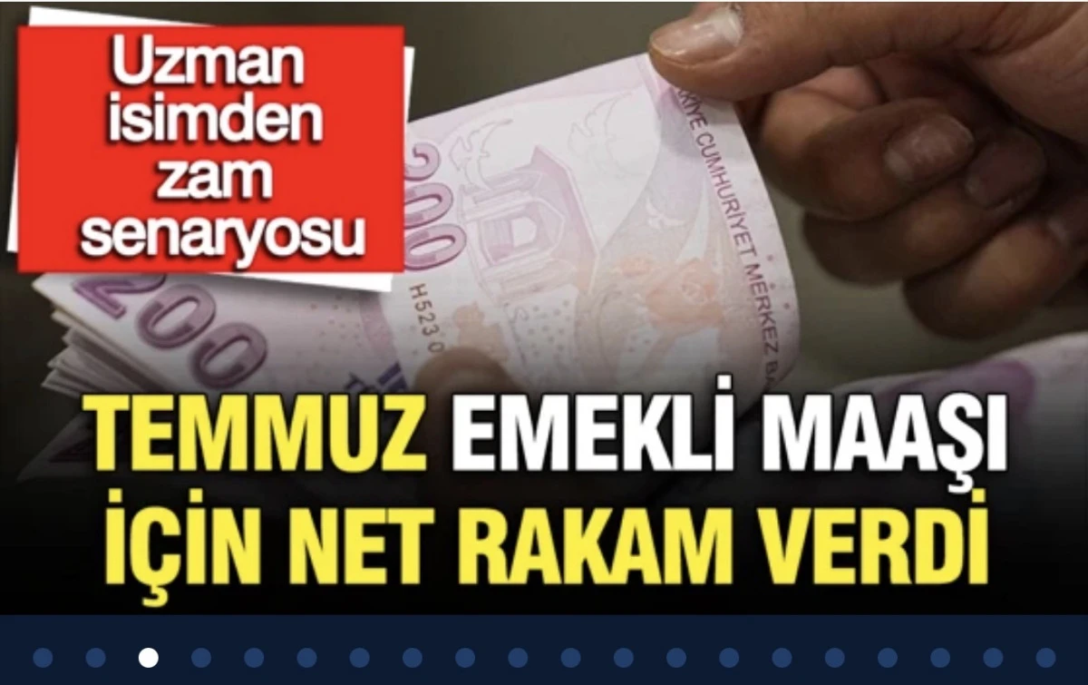 Emekli maaşına zam: Temmuz ayında maaş zammı ne kadar?