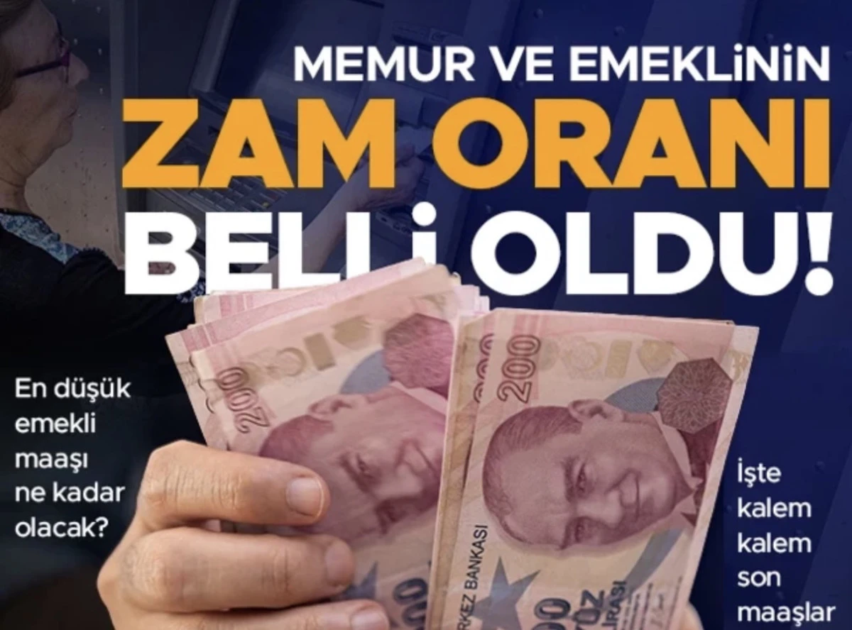 Emeklinin ocak zamı: İşte unvan ve dereceye g&ouml;re yeni maaşlar