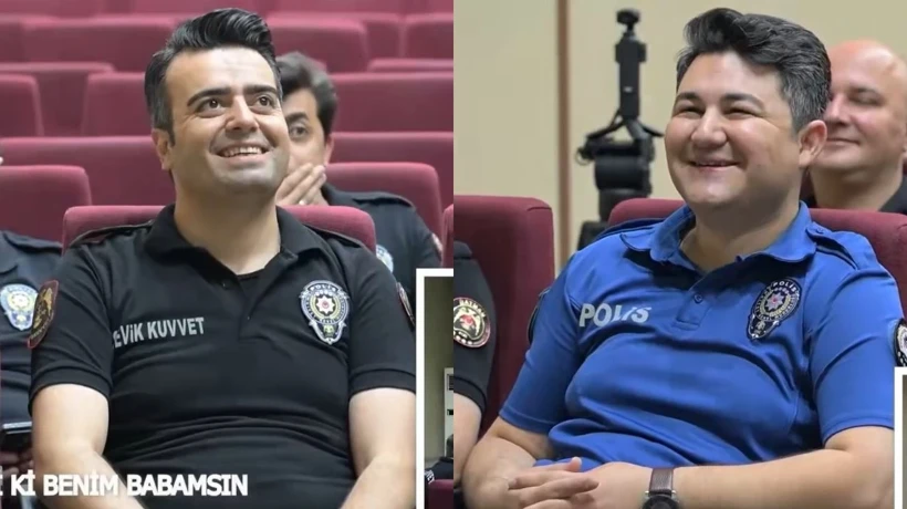 Emniyet polis personele &lsquo;Babalar G&uuml;n&uuml;&rsquo; s&uuml;rprizi yaptı