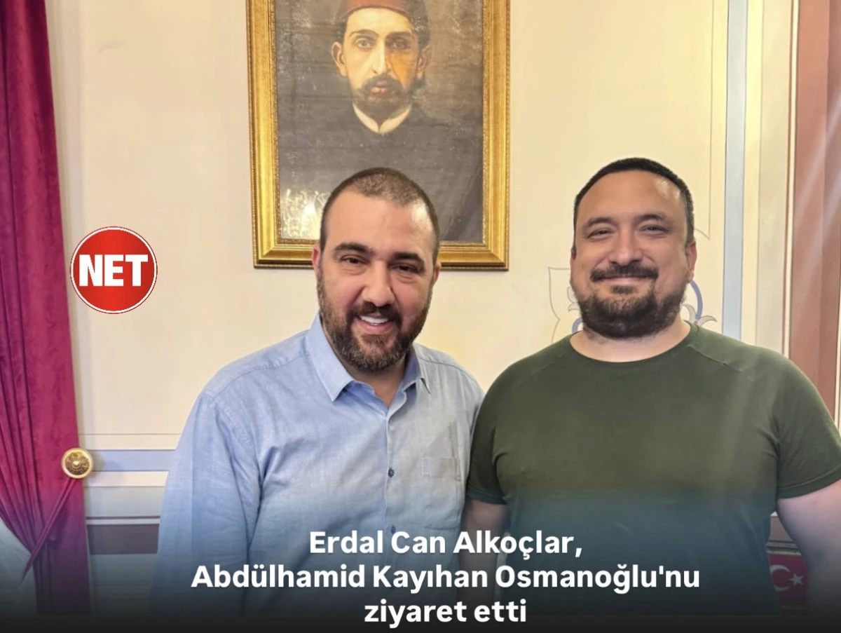 Erdal Can Alkoçlar, Abdülhamid Kayıhan Osmanoğlu'nu ziyaret etti