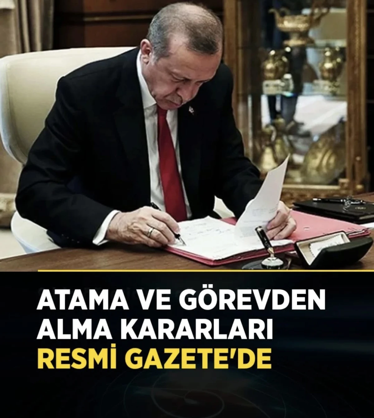 Erdoğan, Atama ve g&ouml;revden alma kararları imzaladı! Karar Resmi Gazete'de