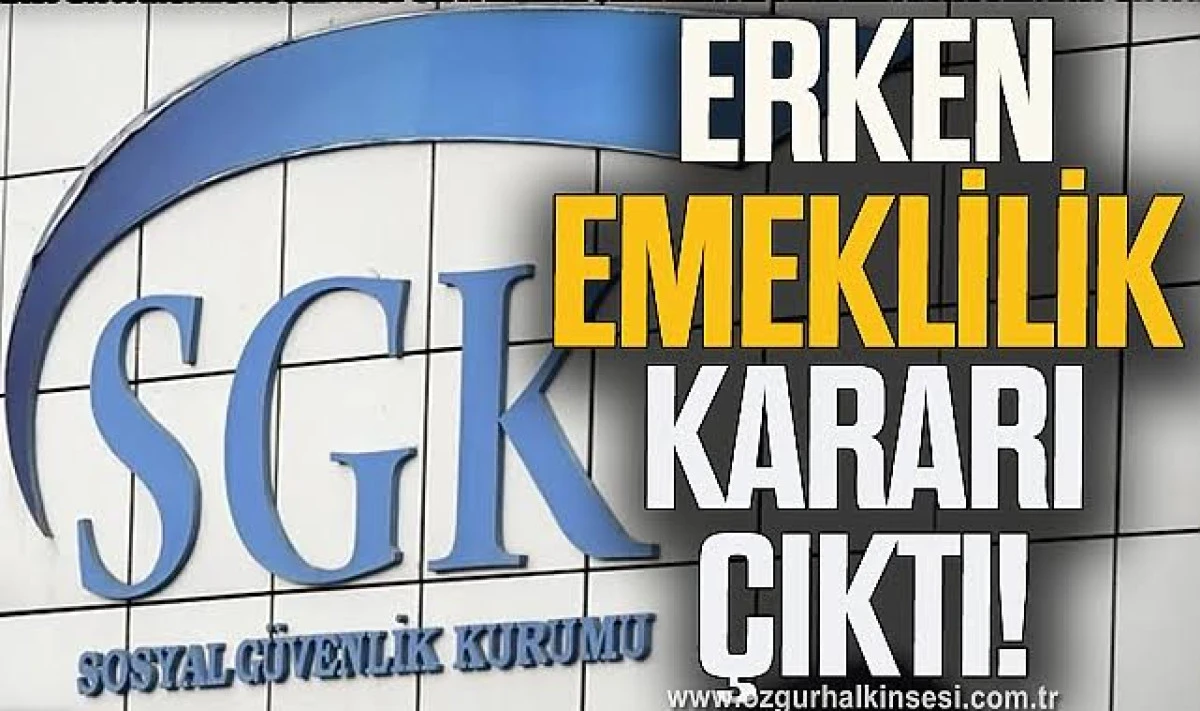 Erken emeklilik! Yaş şartı kalkıyor: İşte o tarihten önce girenlere yeni hak!