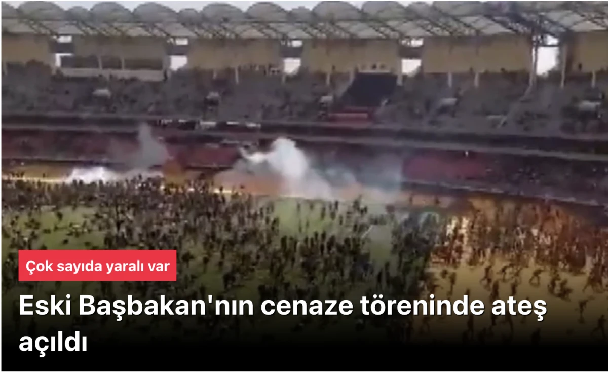 Eski Kenya Başbakanı hayatını kaybetti, cenazede silahlar konuştu