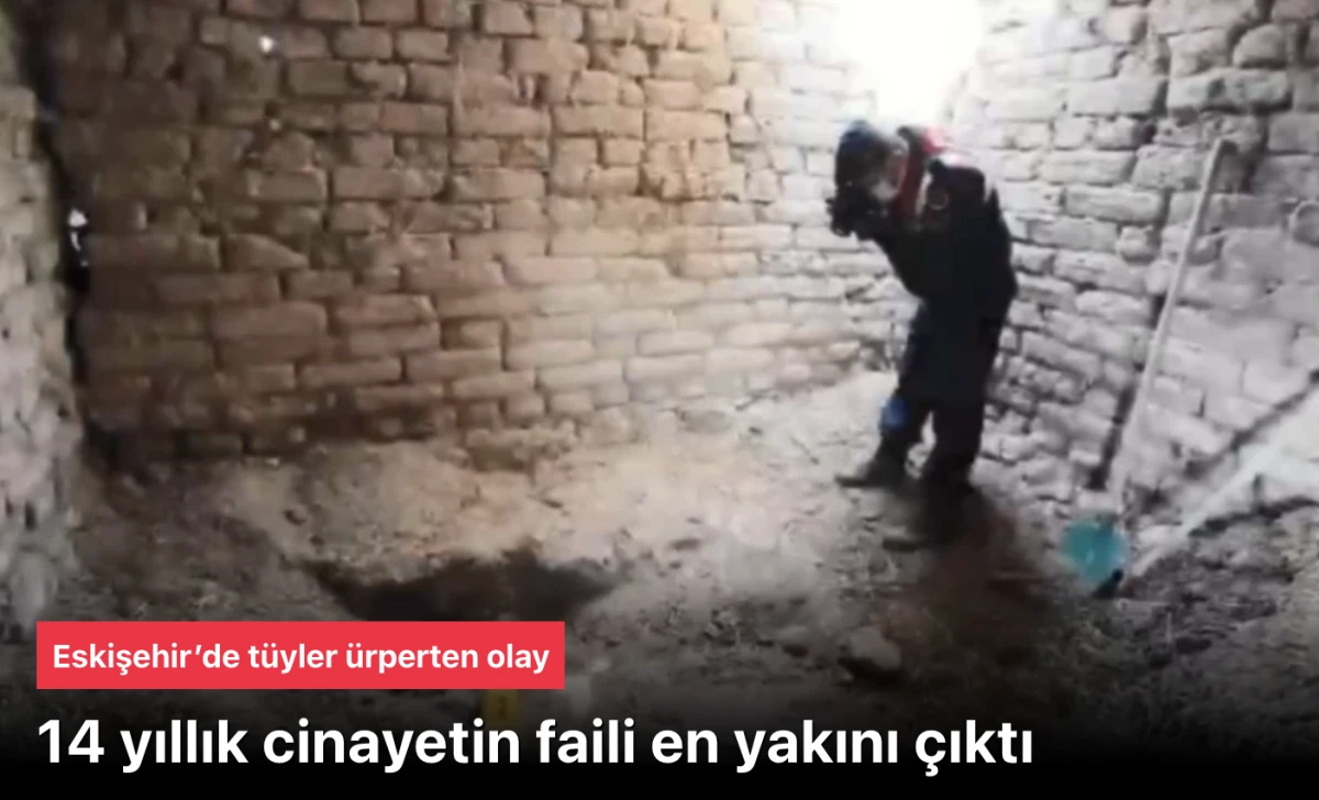 Eskişehir 14 yıllık cinayeti çözdü! Kardeşini öldürüp evin zeminine gömmüş