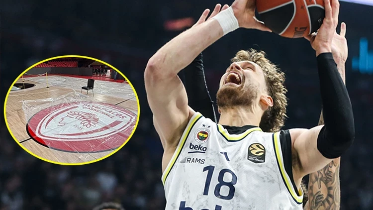 Euroleague Olympiakos-Fenerbahçe maçına yağış engeli! Erteleme kararı...
