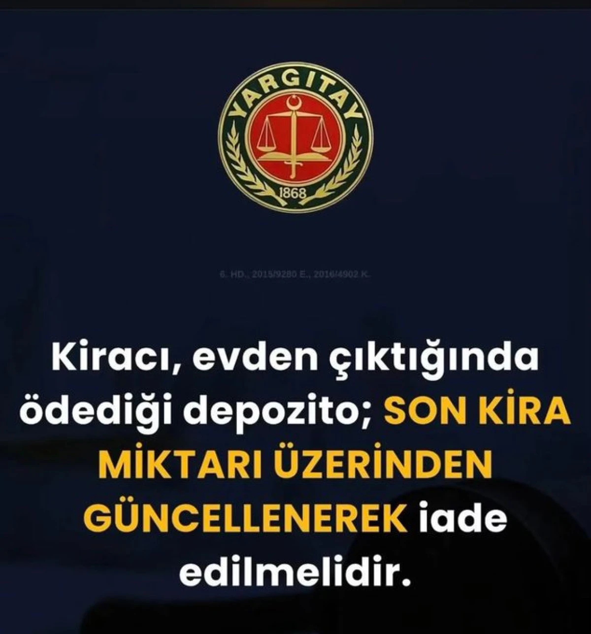 Ev Sahibi ve Kiracılar Dikkat: Yargıtay Kararıyla Depozito İadesi Son Kiradan Hesaplanarak Faiziyle Yapılacak!