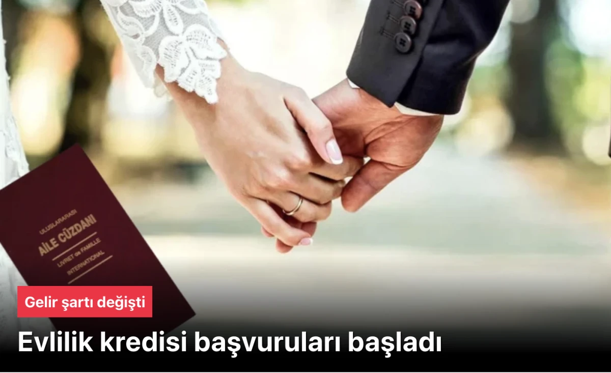 Evlilik Kredisi Başvuruları Başladı! (Marriage Loan Applications Have Started!) Genç Çiftlere Aile Yardımı