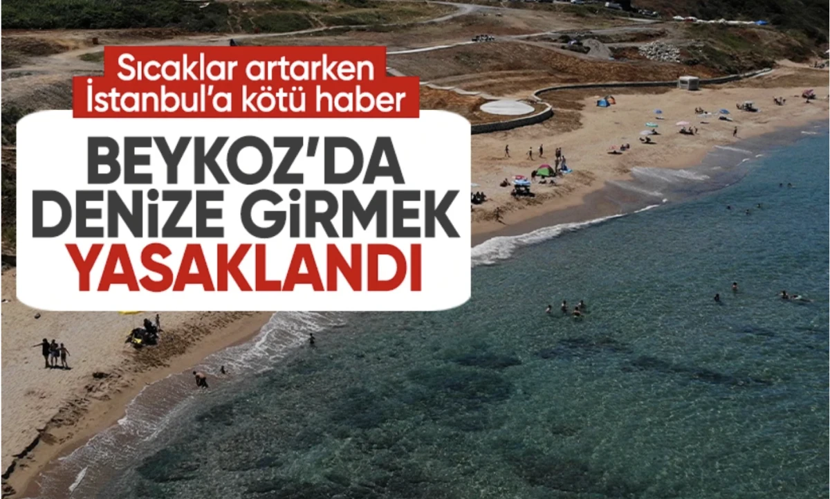 Fatih Ürkmezer Beykoz'da denize girmeyi yasakladı
