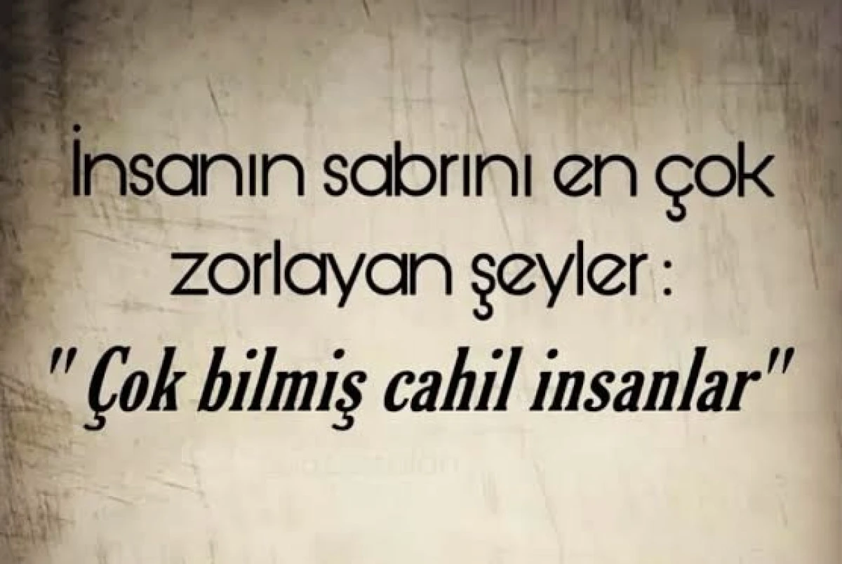 Faysal Atmaca: Çok bilmiş iş bilmezler!