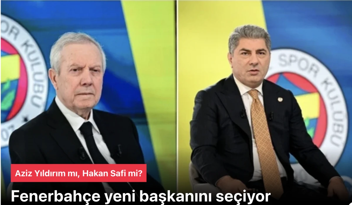 Fenerbah&ccedil;e başkanını se&ccedil;iyor! Aziz Yıldırım mı, Hakan Safi mi? Oy verme işlemi başladı
