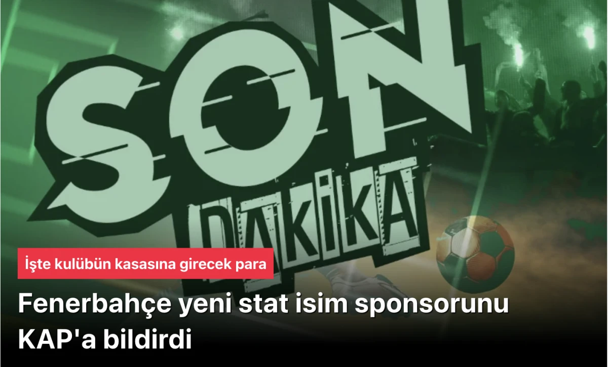 Fenerbahçe, Chobani firmasıyla anlaşmaya varıldığını KAP'a bildirdi 