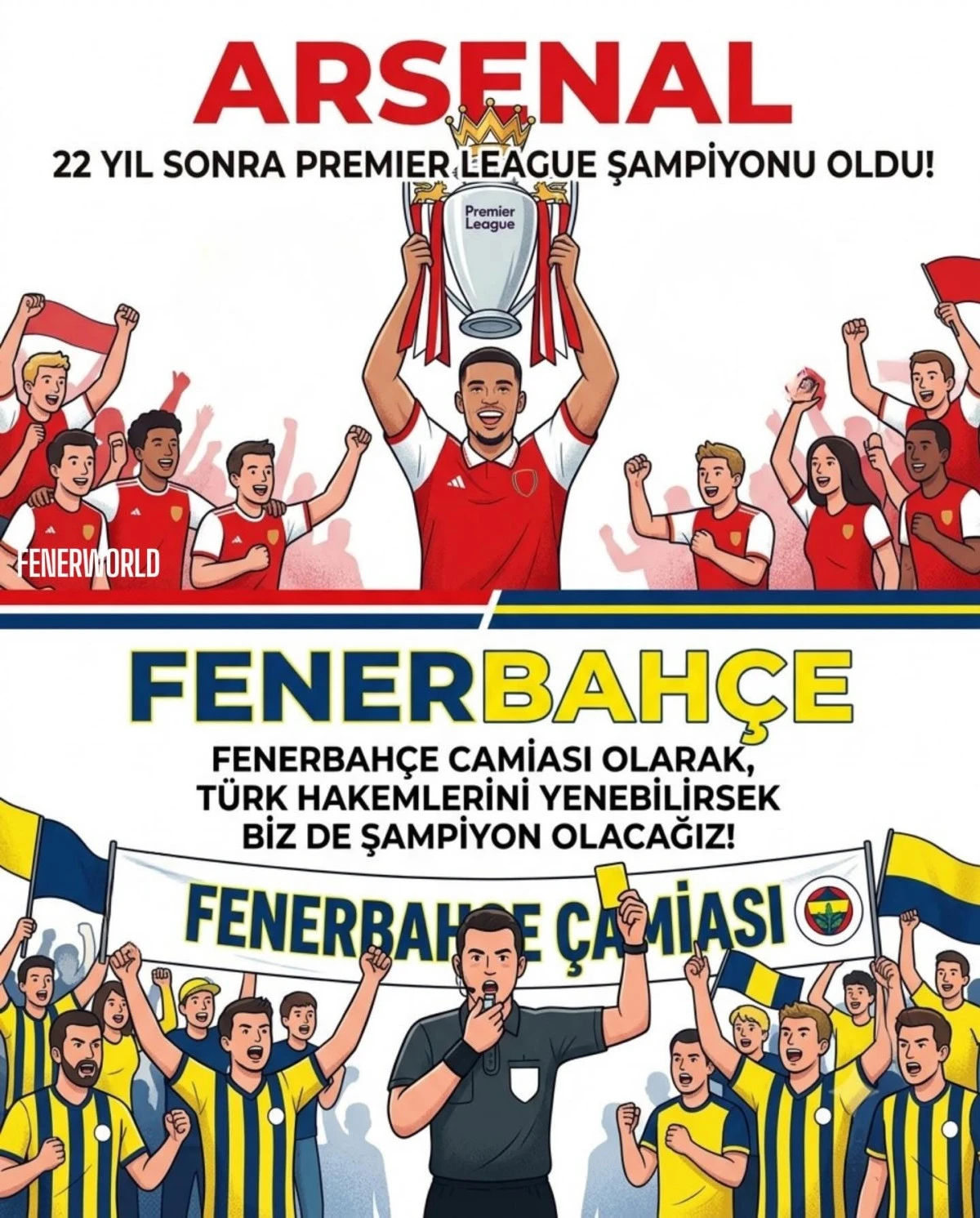 Fenerbah&ccedil;e&rsquo;den T&uuml;rk Hakemlerine Sert Eleştiri: &ldquo;Yenebilirsek Şampiyon Olacağız!&rdquo;