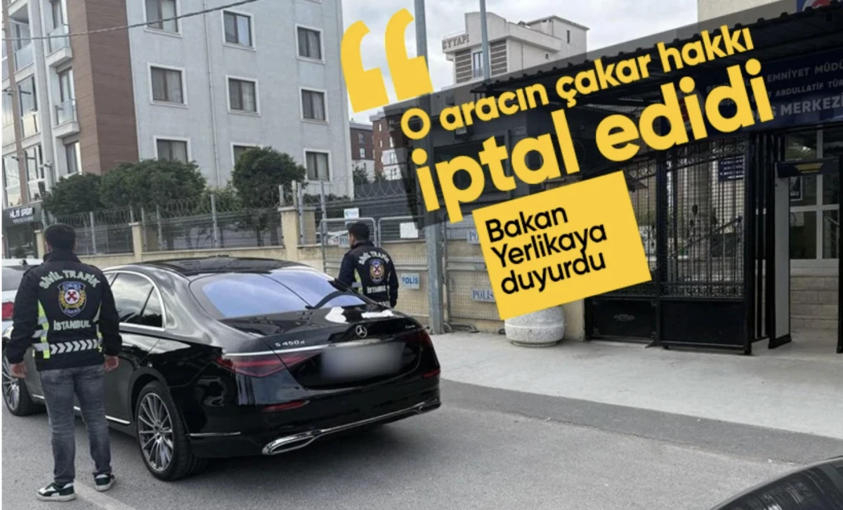 Fettah Erol'un çakar tahsisi iptal edildi