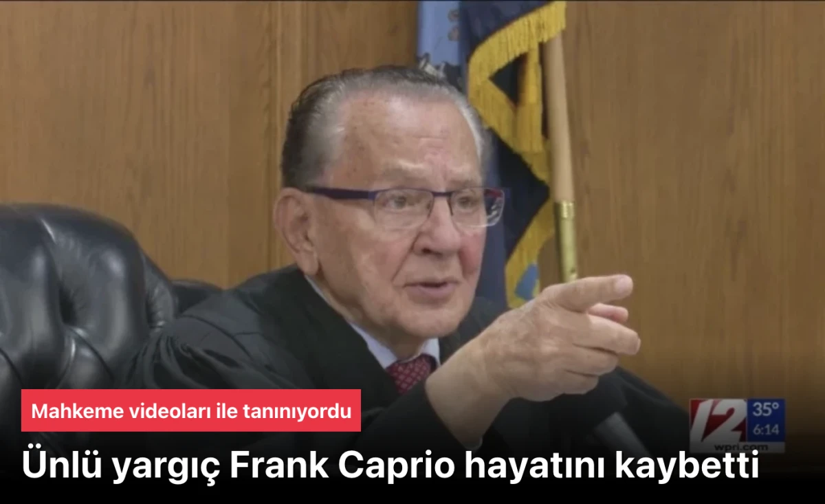 Frank Caprio hayata veda etti