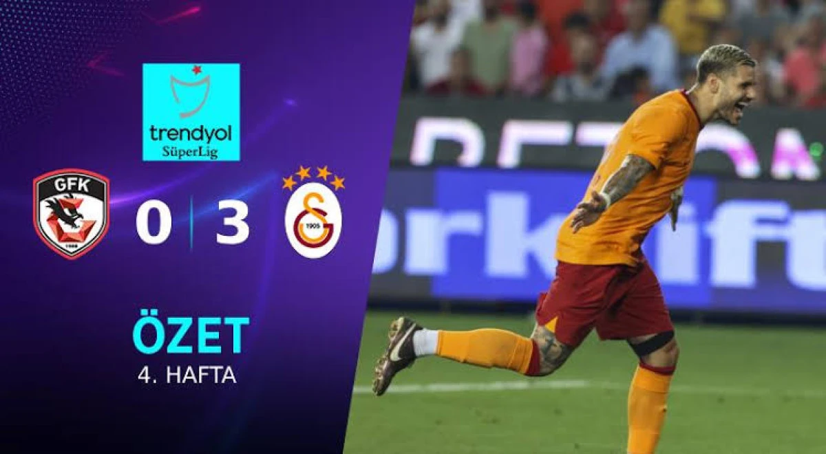 Galatasaray 3 Gaziantep 0 maç sonucu