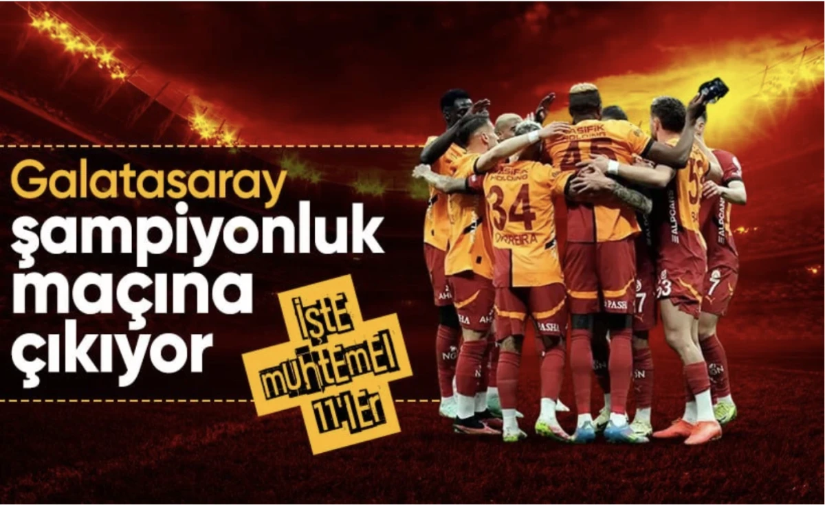 Galatasaray Kayserispor maçı 11'leri