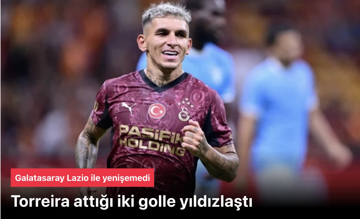 Galatasaray, son hazırlık maçında Lazio ile berabere kaldı