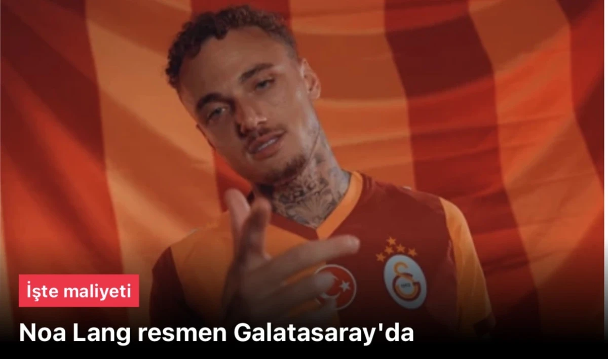Galatasaray'ın Napoli'den kiralık olarak kadrosuna kattığı Noa Lang transferi
