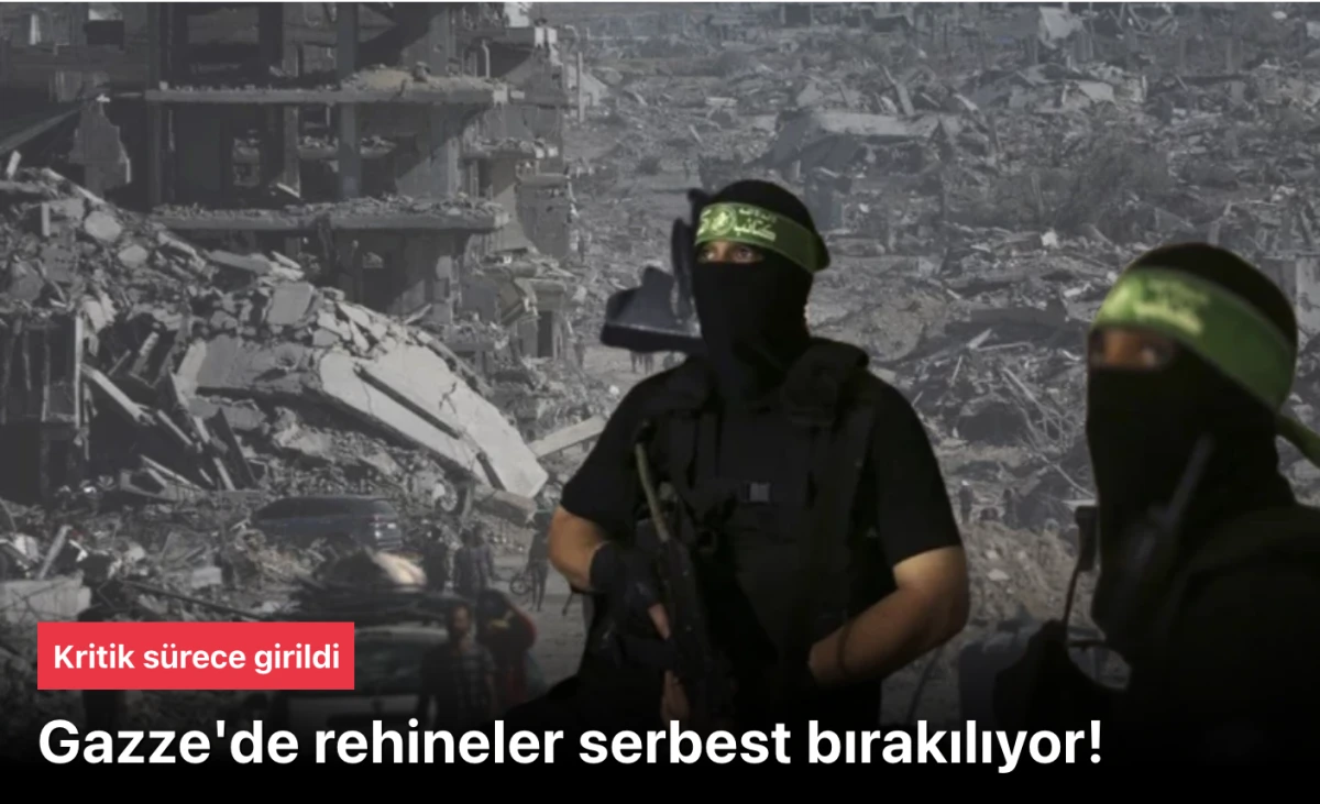 Gazze barış sürecinde: Rehineler için geri sayım başladı