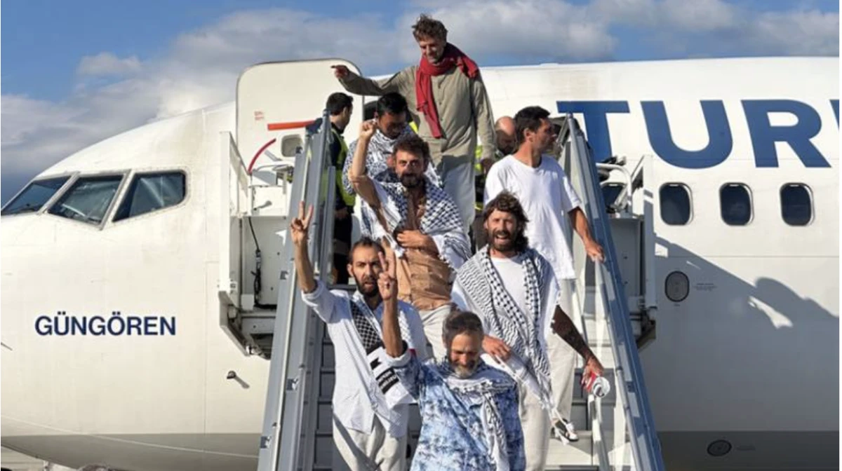 Gazze haberleri! Dışişleri Bakanlığı'ndan Sumud Filosu'nda Alıkonulan ve Hâlâ İsrail'de Bulunan 14 Türk Vatandaşının Yarın Dönüşü İçin Yoğun Çalışmalar