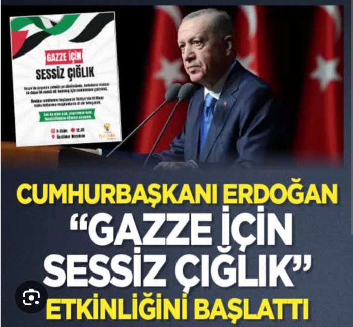 Gazze Sessiz Çığlık etkinliği ile Türkiye’nin Diplomatik Gücü