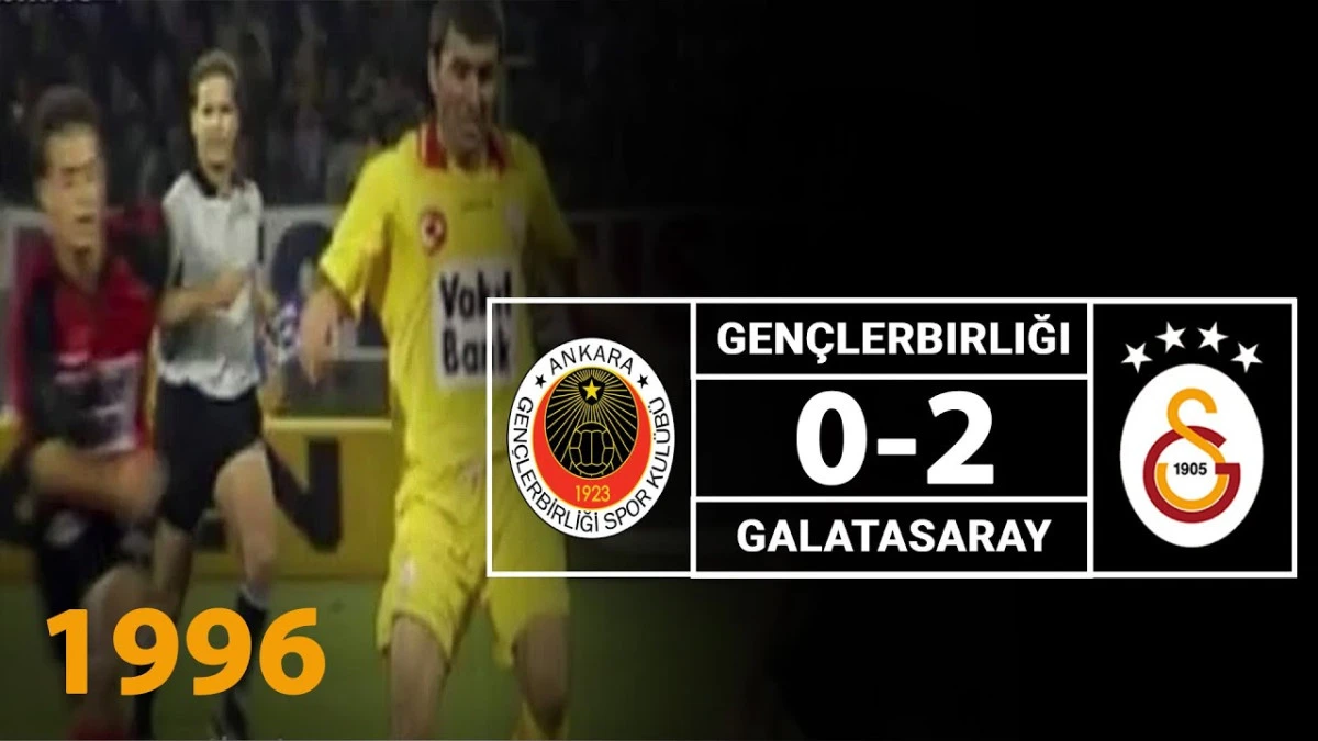 Gen&ccedil;lerbirliği 0 Galatasaray 2 İLK YARI BİTTİ