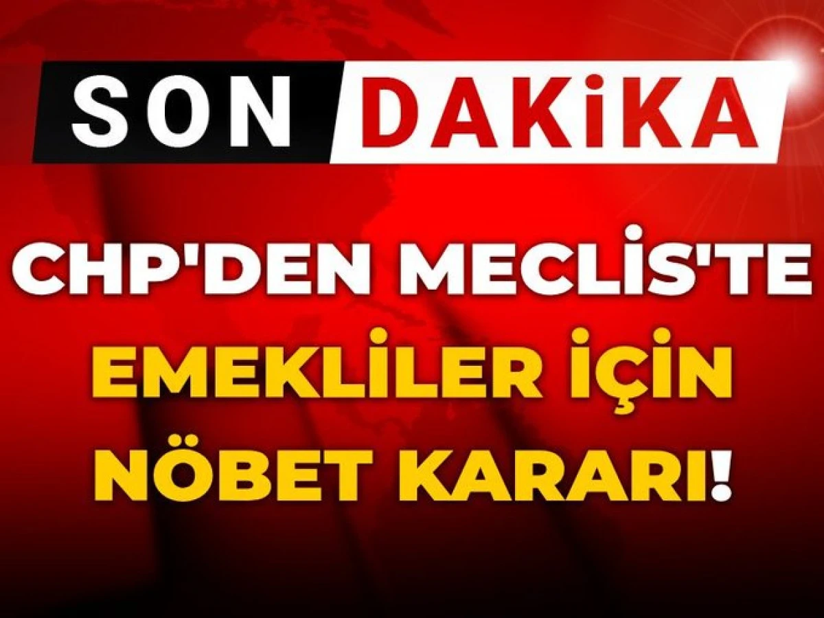 G&ouml;khan G&uuml;naydın, en d&uuml;ş&uuml;k emekli maaşına gerekli iyileştirmeler yapılana kadar TBMM'de n&ouml;bet tutaca&ccedil;ağız