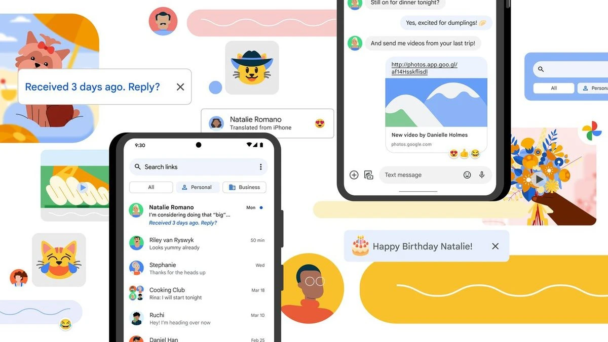Google Mesajlar Sohbet Ekranı Yenilendi: Google Kullanıcıları İçin Material 3 Expressive Tasarımı ve Yeni Özellikler