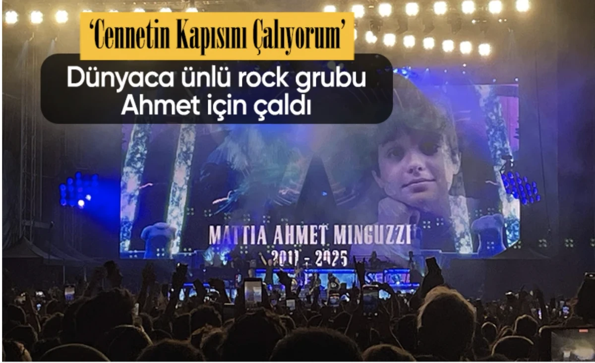 Gun's N' Roses, İstanbul konserinde Mattia Ahmet Minguzzi'ye şarkı armağan etti