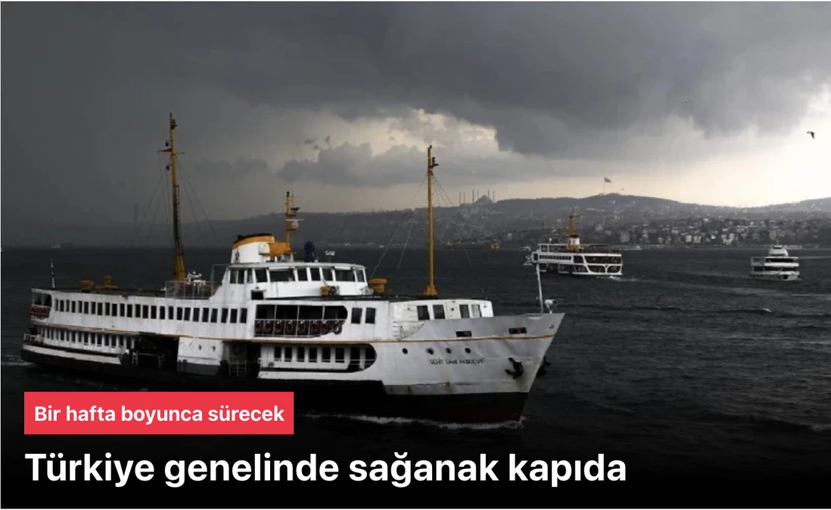 Hava durumu: Bir hafta boyunca yağmur var