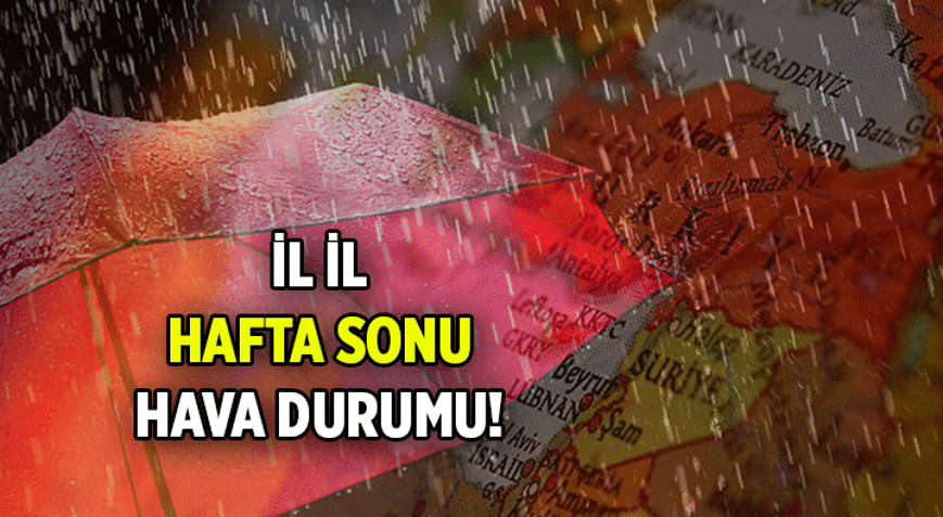 Hava durumu: İl il T&uuml;rkiye havalar nasıl?