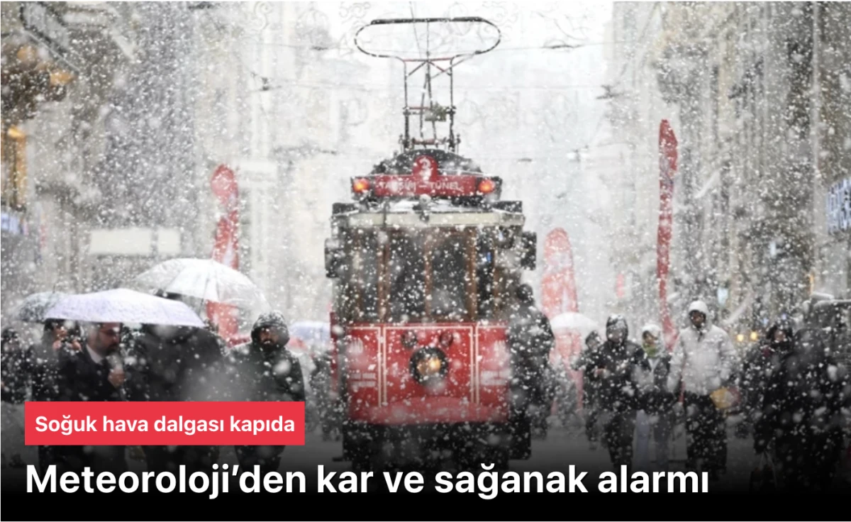 Hava durumu: Meteoroloji’den Yeni Uyarı: Kar Yağışı ve Sağanak Yolda!