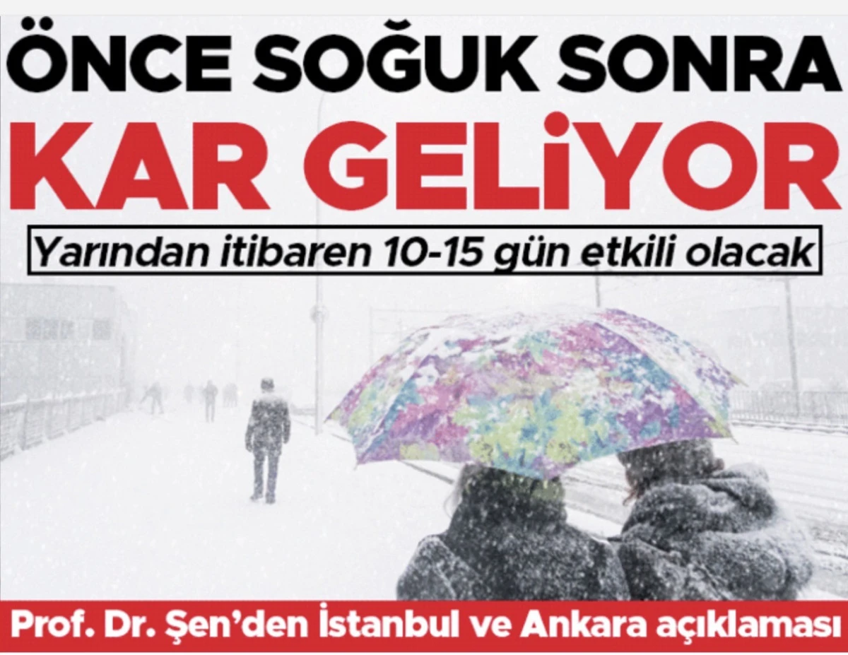 Hava durumu: &Ouml;nce soğuk sonra kar geliyor! 10-15 g&uuml;n etkili olacak...