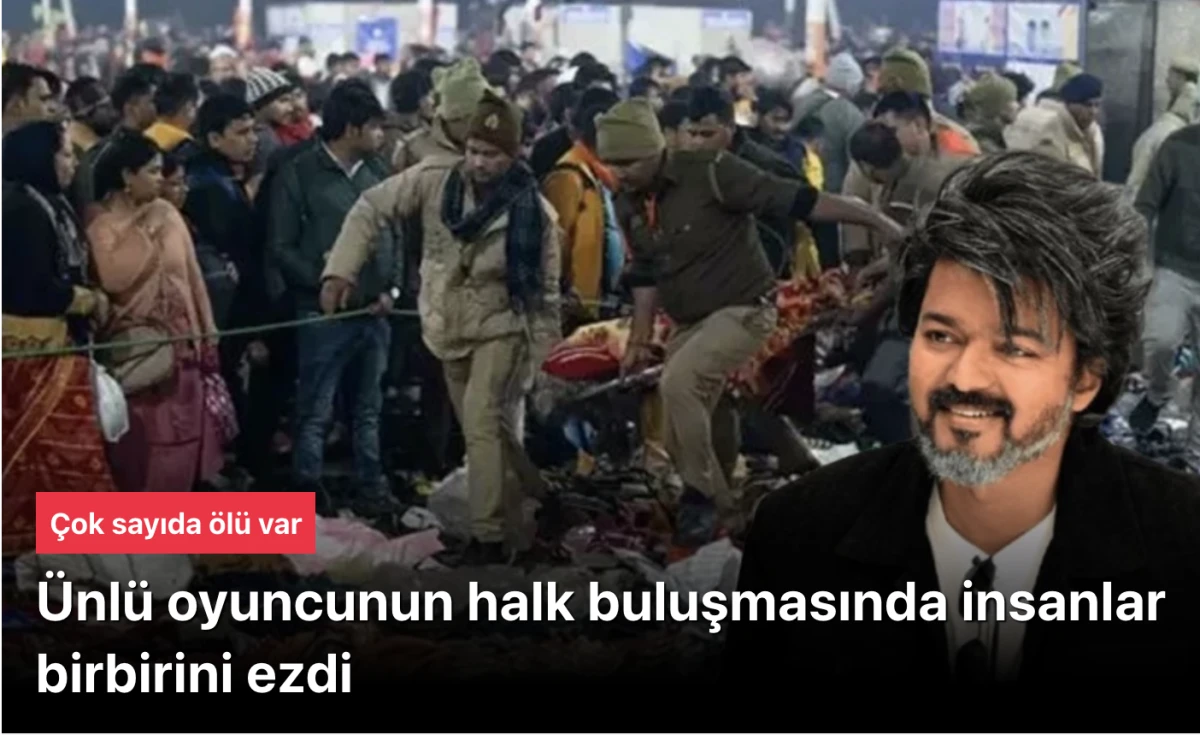 Hindistan’da konser sırasında izdiham: Çok sayıda kişi hayatını kaybetti