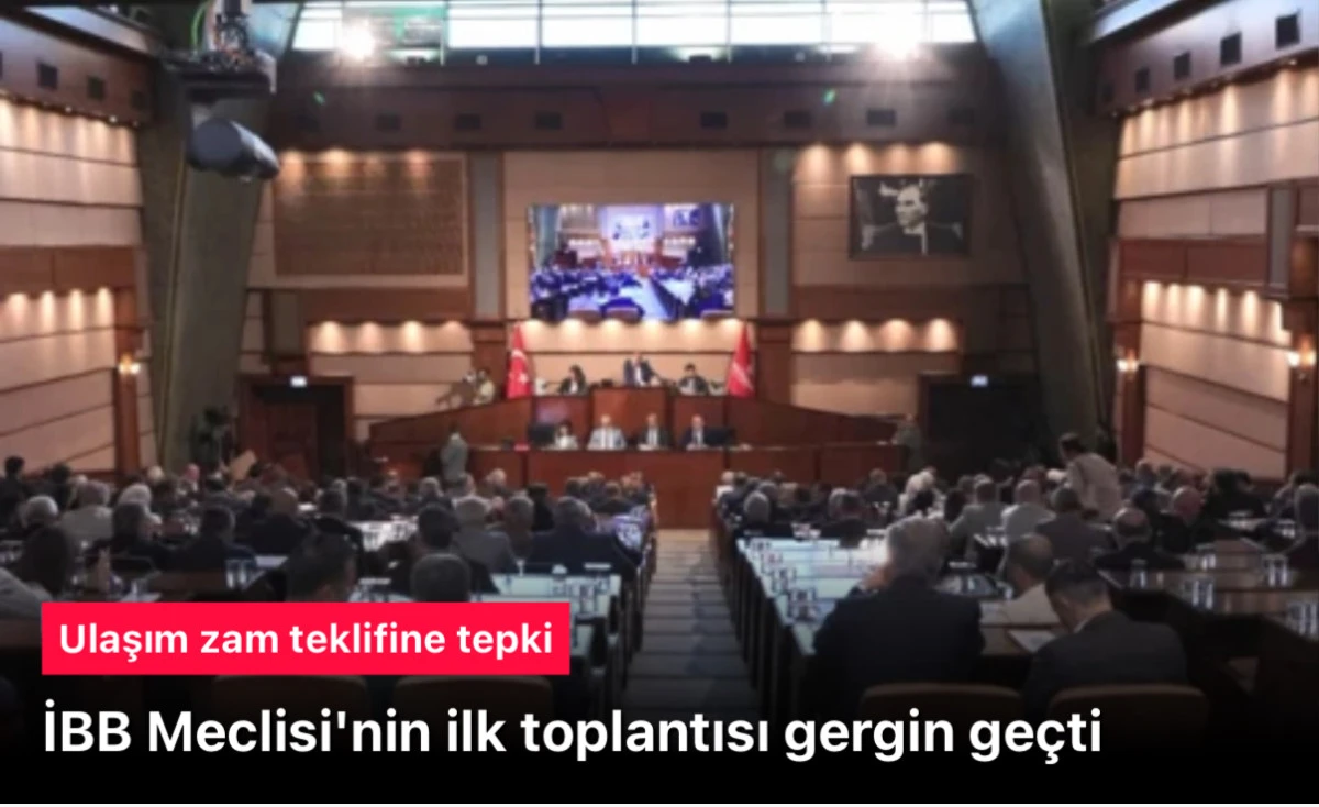 İBB Meclisi'nde toplu taşımaya zam komisyonlara sevk edildi