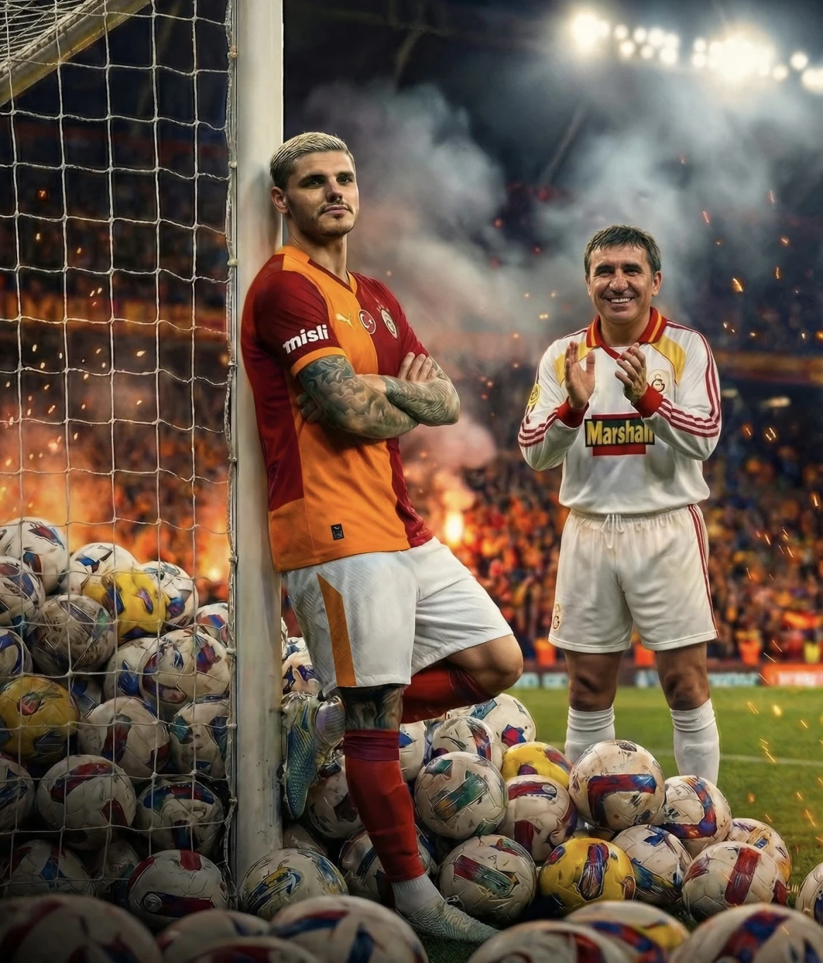 İcardi son dakika: Galatasaray&rsquo;ın Yabancı Gol Kralı: Mauro Icardi, Hagi&rsquo;yi Geride Bıraktı ve S&uuml;per Lig Rekorunu Kırdı!