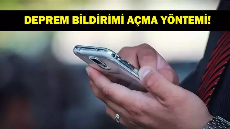 iPhone Deprem Bildirimi Açma Yöntemi! (iPhone Earthquake Alert Activation Method!) Samsung, Xiaomi, Oppo, Huawei Deprem Uyarı Sistemi Nasıl Açılır?