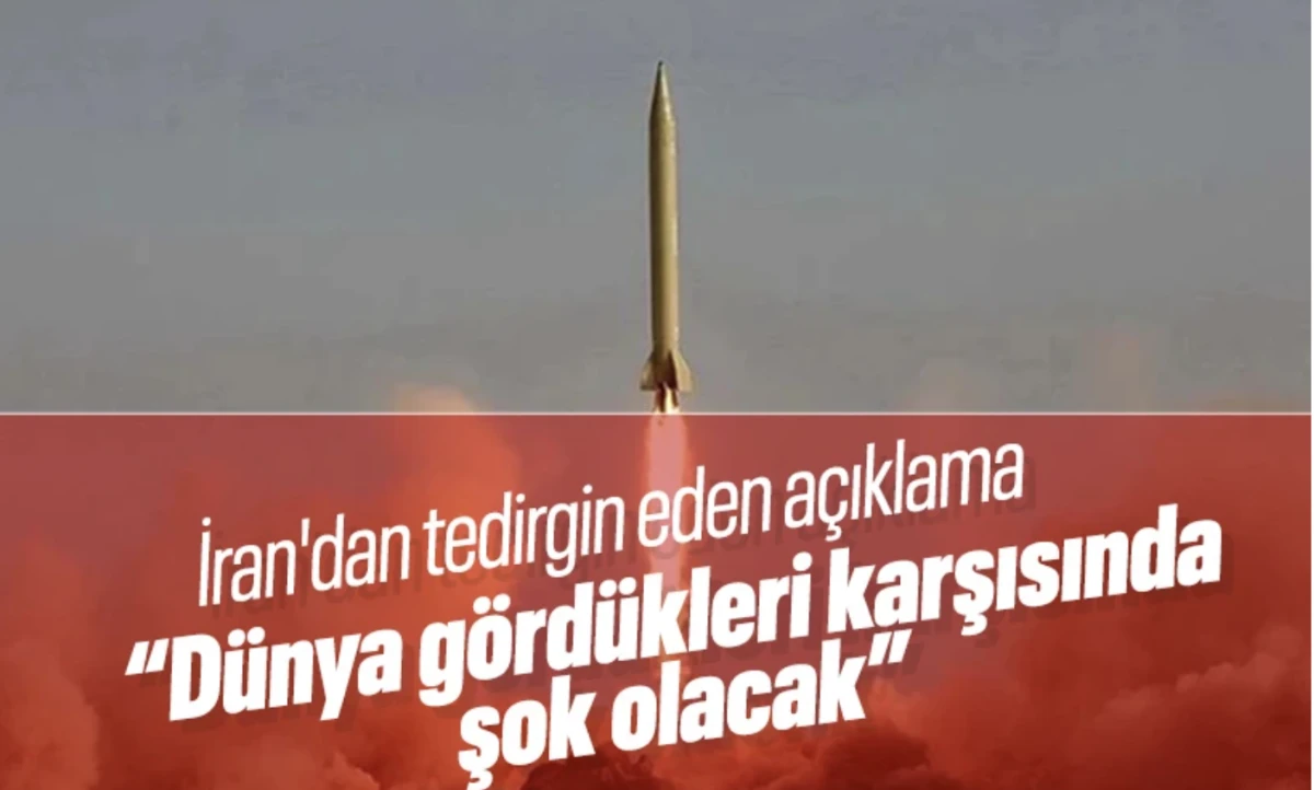 İran'dan kritik duyuru: Dünya gördükleri karşısında şok olacak
