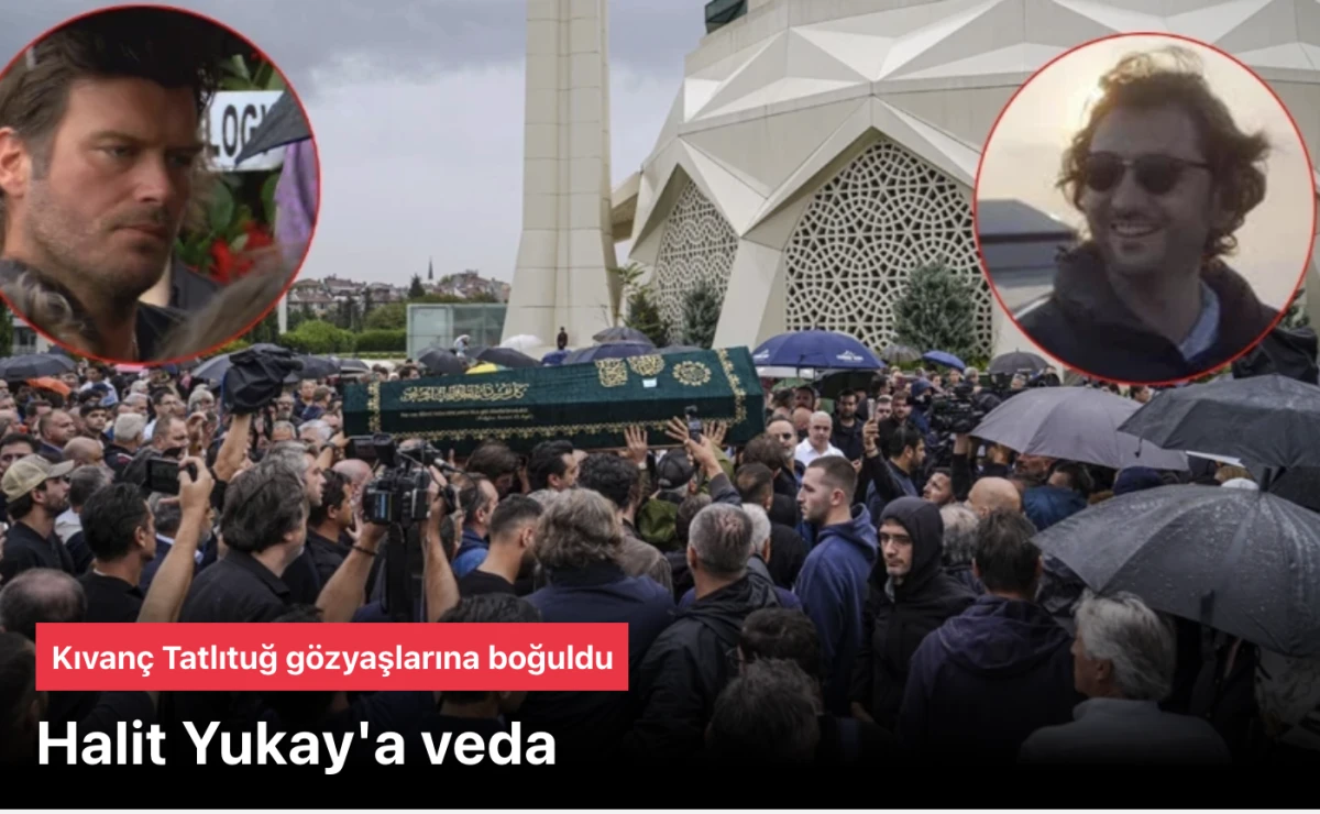 İş insanı Halit Yukay son yolculuğuna uğurlandı! Kıvanç Tatlıtuğ gözyaşlarını tutamadı | Ünlü isimler törene katıldı