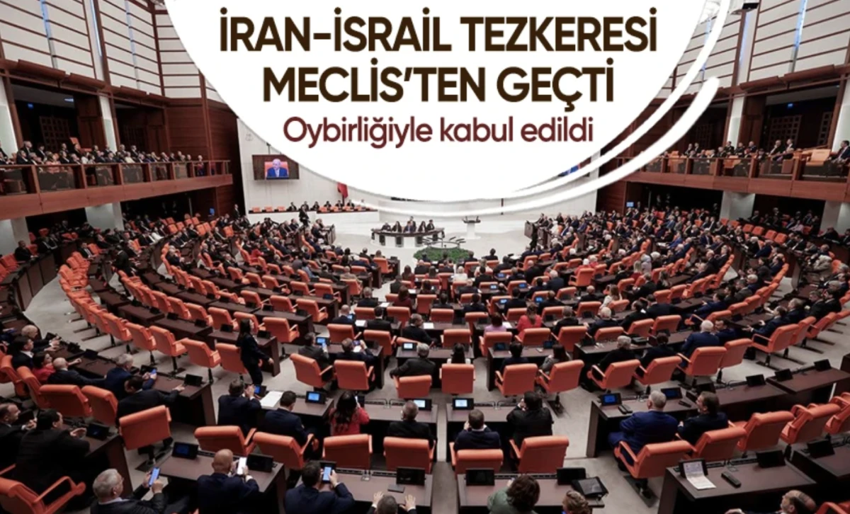 İsrail İran tezkeresi Meclis'ten geçti