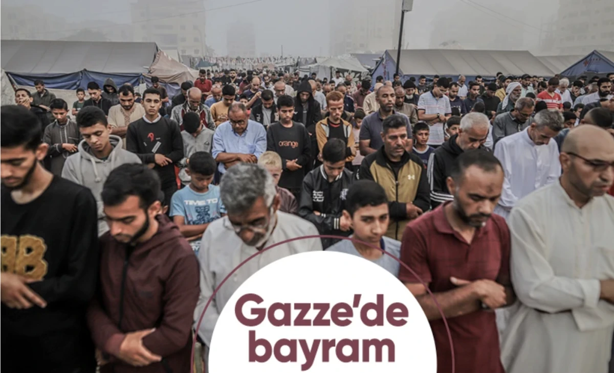 İsrail'in saldırısı altında Gazze Şeridi'nde Kurban Bayramı...