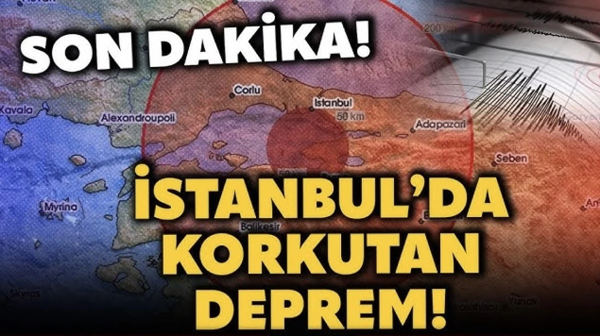 İstanbul ve Bursa&rsquo;da 5.4 deprem! SON DAKİKA! 24 Ocak İstanbul'da az &ouml;nce nerede deprem oldu?