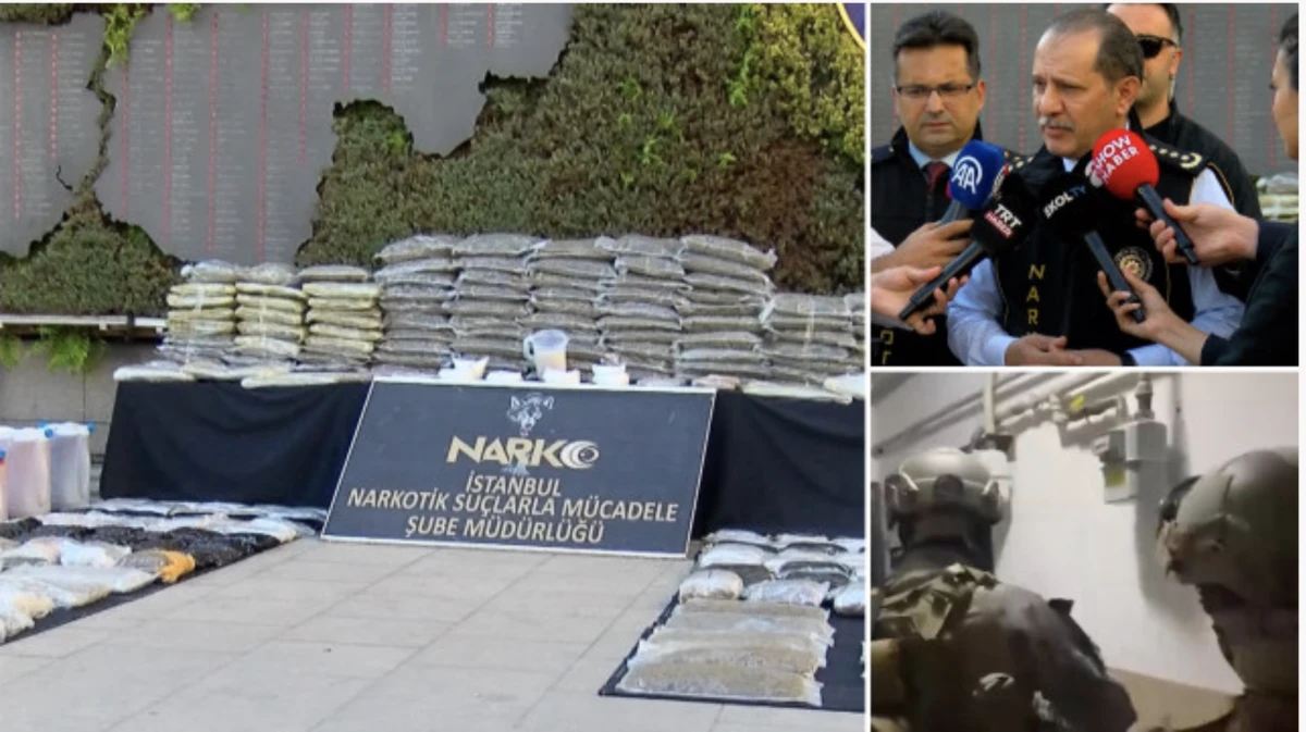 İstanbul’da uyuşturucu operasyonu: 512 kilogram uyuşturucu ele geçirildi